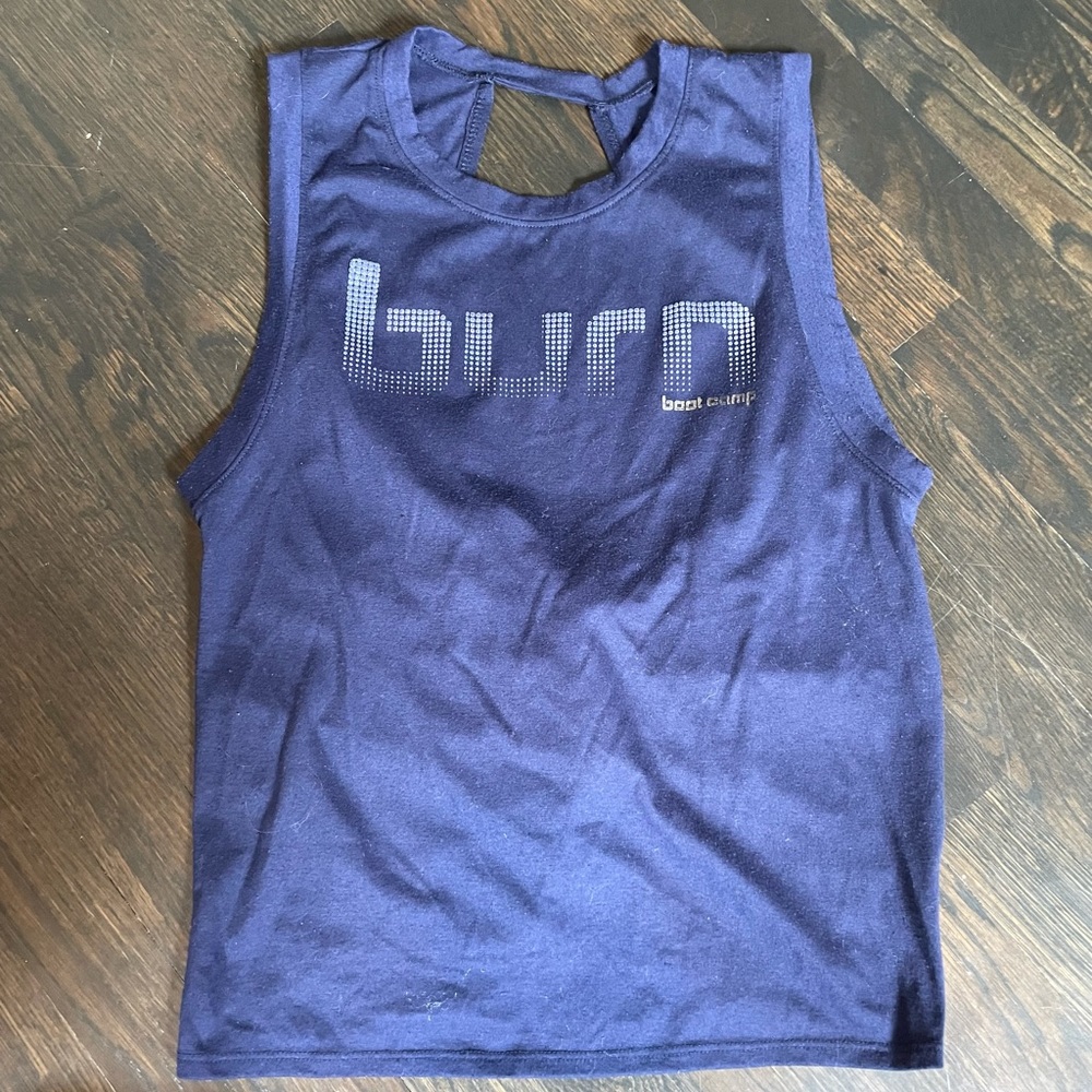 Burn BootCamp twist back tank top